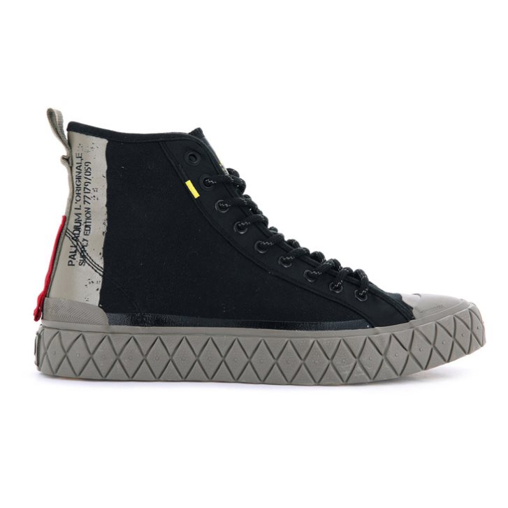 Dámské Tenisky Palladium Palla Ace Supply Mid High Tops Černé | CZ ZFS-87U